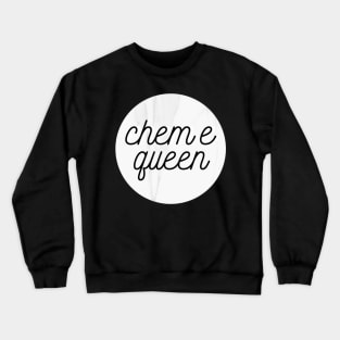 chem e queen white marble Crewneck Sweatshirt